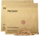 ProMix Nutrition Whey Protein Powder, Peanut Butter - Grass-Fed & 100% All Natural - --Post Workout Fitness & Nutrition Shakes, Smoothies, Baking & Cooking Recipes - 5 Pound (Pack of 2)