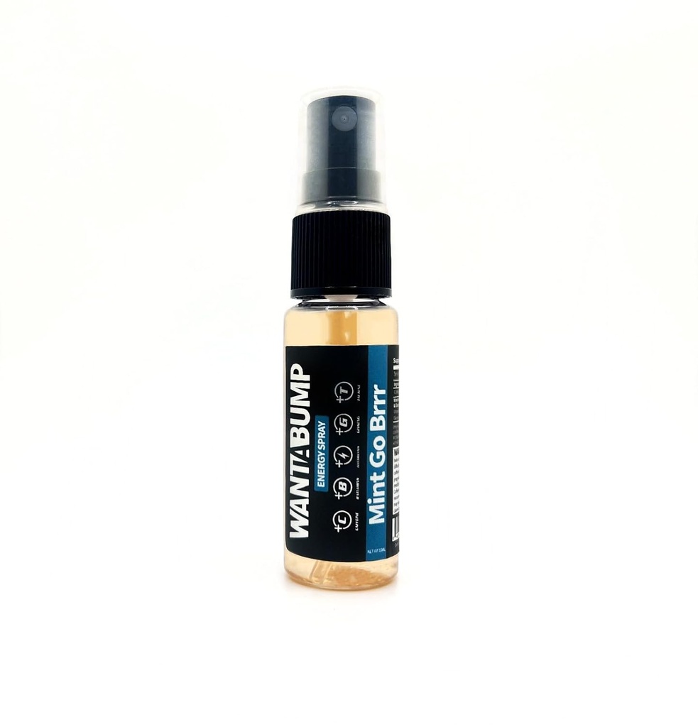 Desideri uno spruzzo di energia di bump & l'addolcitore di respirazione | 400mg Caffeina | B 3, 6, 12 Spray di vitamina | Elettroliti Spray | No Jitters | No Crash | Spray orale