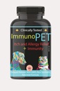 Sollievo della pelle di prurito per cani e gatti - Rilievo hot Spot - Supporto allergia per animali domestici - Integratore della pelle e dello strato del cane e della pelle - Supporto per l'immunità degli animali - 60 Caps