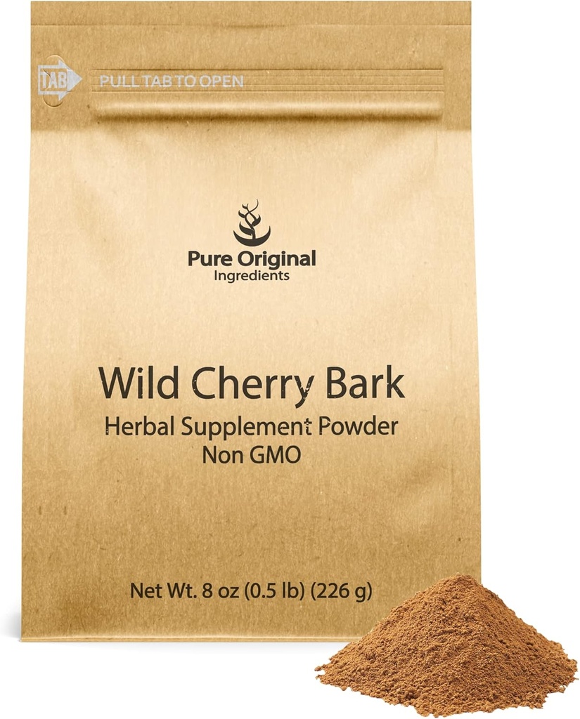 PURE ORIGINAL INGREDIENTI Selvatici Cherry Bark (8 oz) Non OGM, Nessun Filler o Additivi