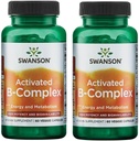 Swanson attivato B-Complex - Alta potenza e biodisponibilità (60 capsule vegetali) (2 Pack)