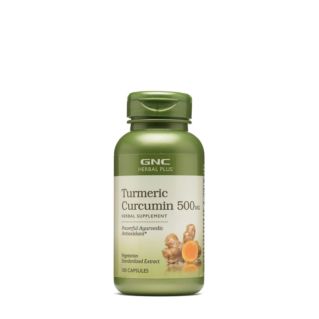 GNC Herbal Plus - Curcumina Turmerica 500mg 100 capsule