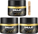 Shilajit Pure Himalayan Organic Shilajit Resina, Gold Grade Shilajit Resina con 85+ Trace Minerals & Fulvic Acid, Pure Shilajit Supplement for Better Health, 50 Gram (3 Pcs)