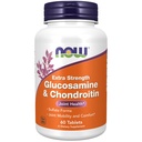 NOW Integratori alimentari, Glucosamina & Chondroitin Extra Forza, Forme sulfate, 60 compresse