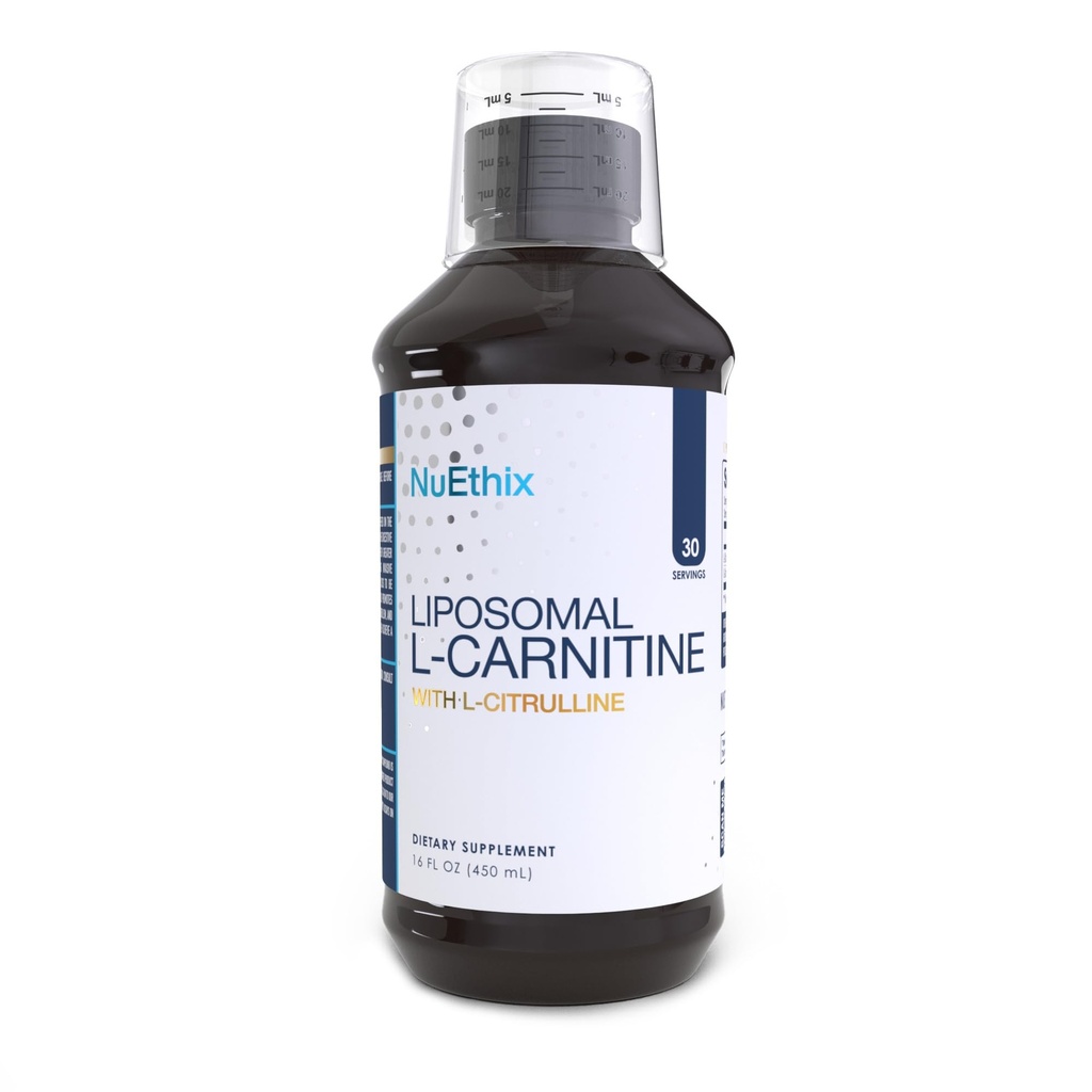 NuEthix Formulations Lipsomal L-Carnitine Supplement 600mg con L-Citrulline 1000mg per gestione sana del peso, metabolismo grasso, produzione di energia e aumento del flusso sanguigno, per gli uomini e le donne