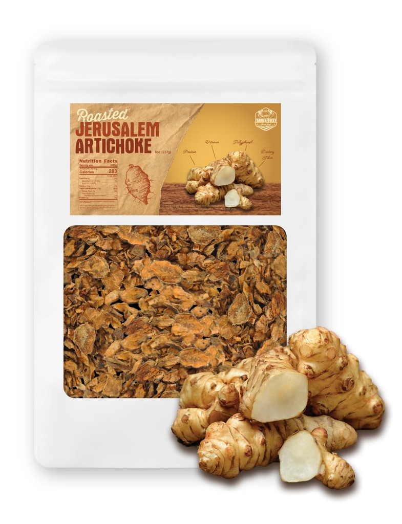 (8oz) Regina contadina arrosto Gerusalemme Artichoke Helianthus Tuberosus Rich Inulin Polyphenol Dietetico Fibe 볶은