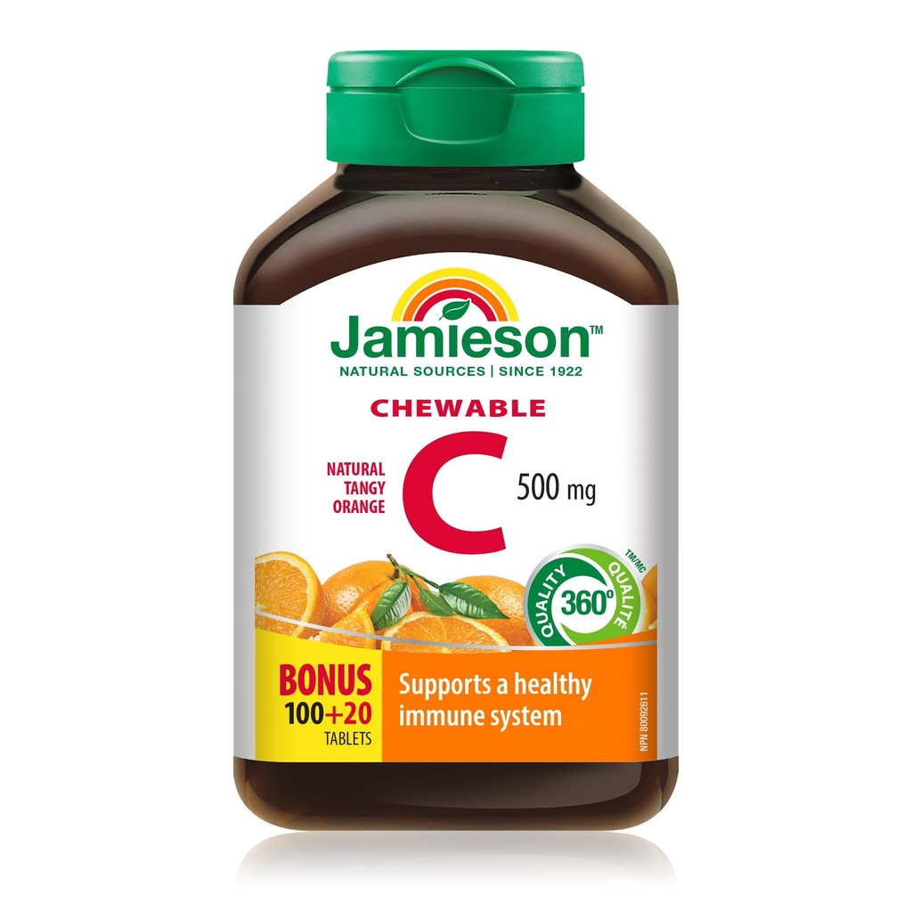 Jamieson vitamina C Arancione 500mg 120 compresse