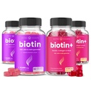 NutraChamps Biotin & Biotin+. Il Duo completo per capelli, pelle e unghie. Biotina, Collagene, Keratin & More