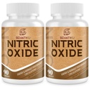 Nitric Oxide Supplement, Nitric Oxide Booster & 6-in-1 Phytonutrient Blend for Heart, Flow, Immune - 90 capsule (2 bottiglia)