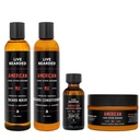Kit Grooming Cuscinetto completo - Lavaggio, Condizionatore, Burro e Olio - Realizzato negli Stati Uniti con Ingredienti All-Natural - Mens Groom Set | American Scent - Cedro, Vetiver, Bergamot