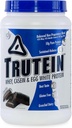 Polvere proteica alta: 45% Whey, 45% Casein, 10% Egg White Protein Shake Mix, Gluten-Free, Basso Sodio, Bassa polvere di supplemento di proteine del carb per gli uomini e le donne, Cioccolato, 2lb