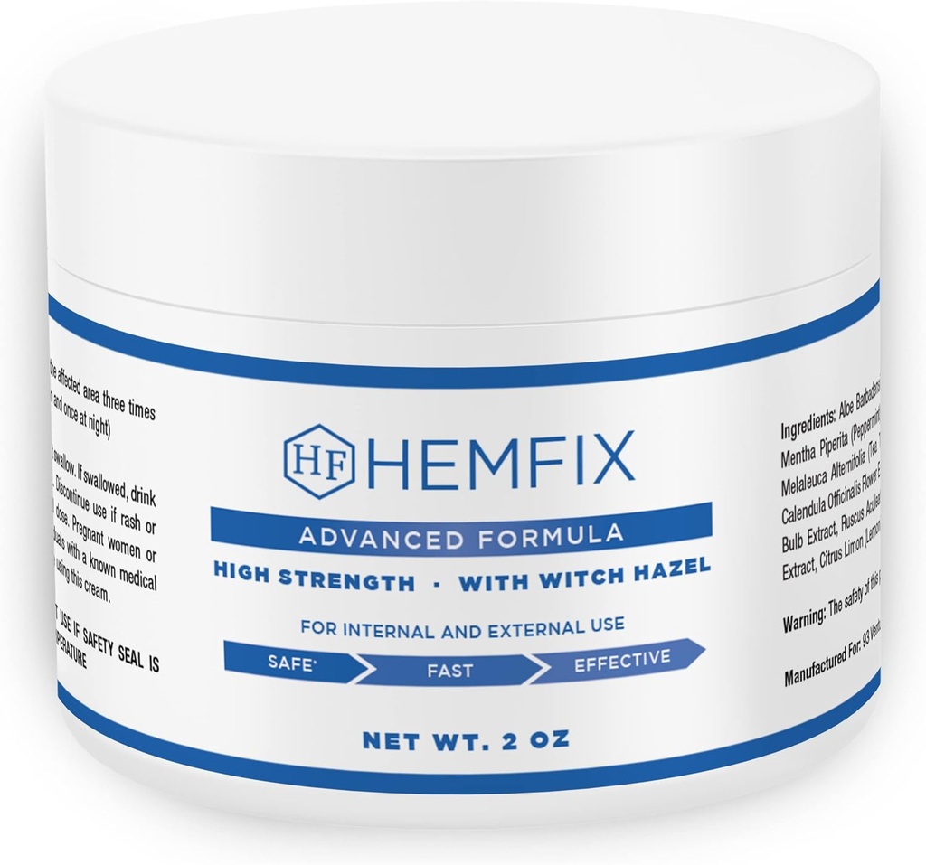 Crema Hemfix - Made in USA - Interno ed Esterno - 2oz