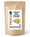 Proteina di pea coltivata biologica certificata I 80% I Batch Testato per metalli pesanti I 1 LBS I Pacchetto giornaliero