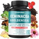 Estratto di Echinacea capsule con Echinacea, Radice d'oro, Elderberry e altro - 120 capsule per 4 mesi di alimentazione