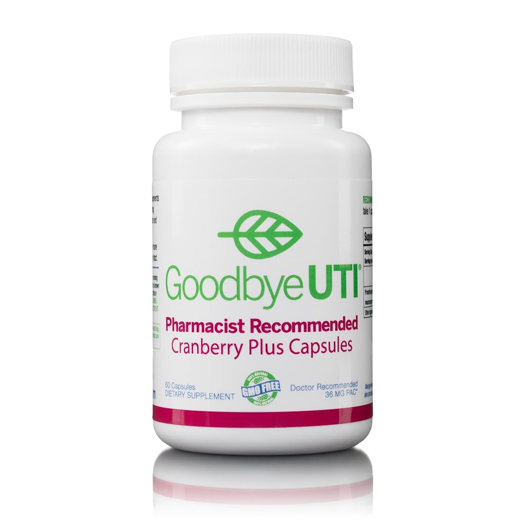 Cranberry Plus - The Original 36mg PAC Consegnato in Capsule Form Daily per il più alto livello di protezione del tratto urinario, senza additivi, 30-Day Supply, Pharmacist Raccomandato
