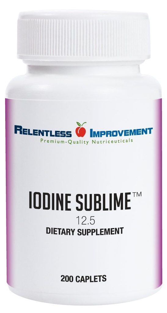 Iodio Sublime® 12.5mg 200 Capelli ad alta biodisponibilità con Potassium Iodide per il supporto tiroide e metabolico Confronta Iodoral 12.5
