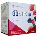 4Life Energy Go Stix, Healthy Energy Drink Mix, Caffeina da Guarana, Maca, Yerba Mate e Green Tea Leaf Extract, Berry Flavor - 30 Pacchetti