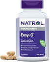 Natrol Easy-C Immune Salute, Integratore alimentare, Supporta la salute immunitaria con vitamina C e bioflavonoidi, capsule vegetali, 500 mg, 120 Conte