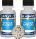 Bicarbonato di potassio / 2 once / 2 bottiglie / 99% puro USP Food Grade / polvere di calcio