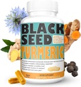 Curcumina di curcuma 1350mg 150mg polvere nera 75mg Ginger Extract 50mg Black Pepper Fruit Extract 10mg Bioperine 60 Veggie Count Capsules by Sweet Sunnah
