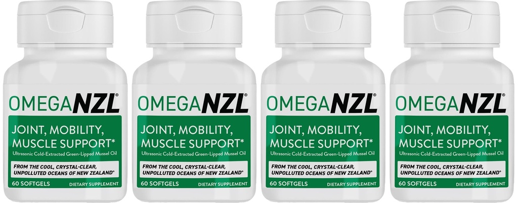 Originale Omega-3 Joint Support Supplement, Migliore Natural Muscle Relief, Green-Lipped Mussel Oil, 240 Softgels, No Fishy Aftertaste