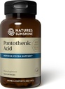 L'acido pantotenico del sole della natura, 100 capsule | vitamina B5 supporta i sistemi nervosi, aiuta la funzione della ghiandola surrenale, ed è necessario per fare alcuni ormoni