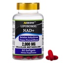 Nikoni Liposomal NAD+ 2000 mg con TMG e Pterostilbene, Supporta l'invecchiamento sano-60 Softgels