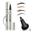 Matita del sopracciglio di Microblading, Magia liquida Multi-Tip sopracciglio matite per le donne, Penna del sopracciglio impermeabile per il corvo naturale, Die del sopracciglio di lunga durata con i capelli come Strokes Brows