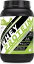 Incredibile Muscolo 100% Whey Protein Powder * Formula avanzata con Whey Protein Isolate come ingrediente primario Insieme con Ultra Filtro di Whey Protein Concentrate (Gapanese Matcha, 2 Lb)