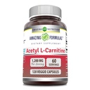 Incredibile Formulas Acetyl L-Carnitine Supplemento | 1200 Mg | 120 Veggie Capsule | Non-GMO | Gluten Free | Made in USA