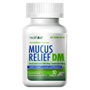 HealthA2Z® Mucus Relief DM | Dextromethorphan HBr 20mg | Guaifenesin 400mg | No Benzene | Cough, Uscita immediata, Non rivestita (50 Count (Pack of 1))