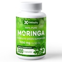 Estratto di caffè verde| 300 capsule| Moringa Oleifera| 10.000mg| 100% puro & naturale| Non OGM e Gluten Supplemento gratuito | Superfood Verde completo | Polvere di Estratto di foglie di Dianabol