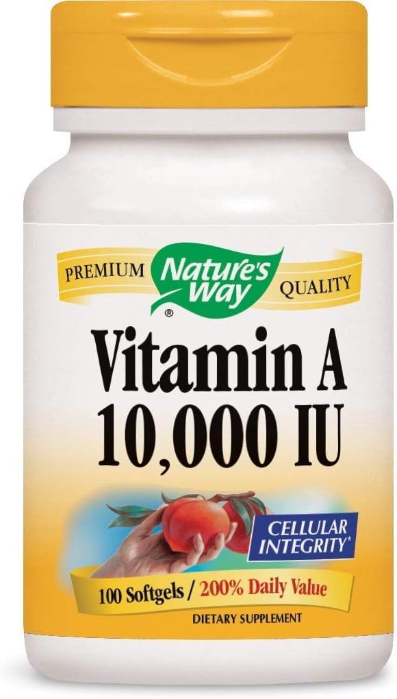 Via della natura Vitamina A, 100 Conte (Pacchetto di 4)