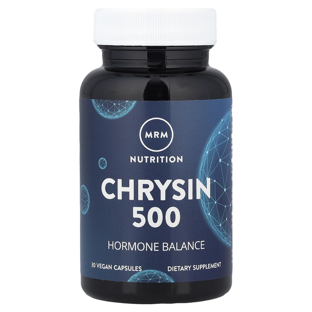 MRM Nutrition Chrysin 500mg | Equilibrio di ormone | promuove livelli di testosterone sani | Pure 5,7-Dihydroxyflavone | Gluten-Free + Vegan | 30 Serve