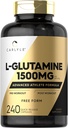 Carlyle L Glutamine Capsule | 1500mg | 240 Count | Advanced Athlete Formula | Pre e Post Workout | Non OGM, Gluten Free Supplement