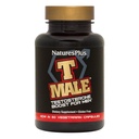 NaturesPlus T Maschio - 60 capsule vegetariane - promuove guadagno muscolare & Stamina, mood Enhancer - Gluten Free - 30 Total Servings