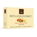 Reflux Gourmet Tropical Soothe Gum Alginate Terapia Sodio Bicarbonato Gum per Acid Reflux, Oral, Cognitivo e Supporto Digestivo, Naturale con Ginger, Celeriac, Aloe, Sugar Free, Gluten Free, Vegan
