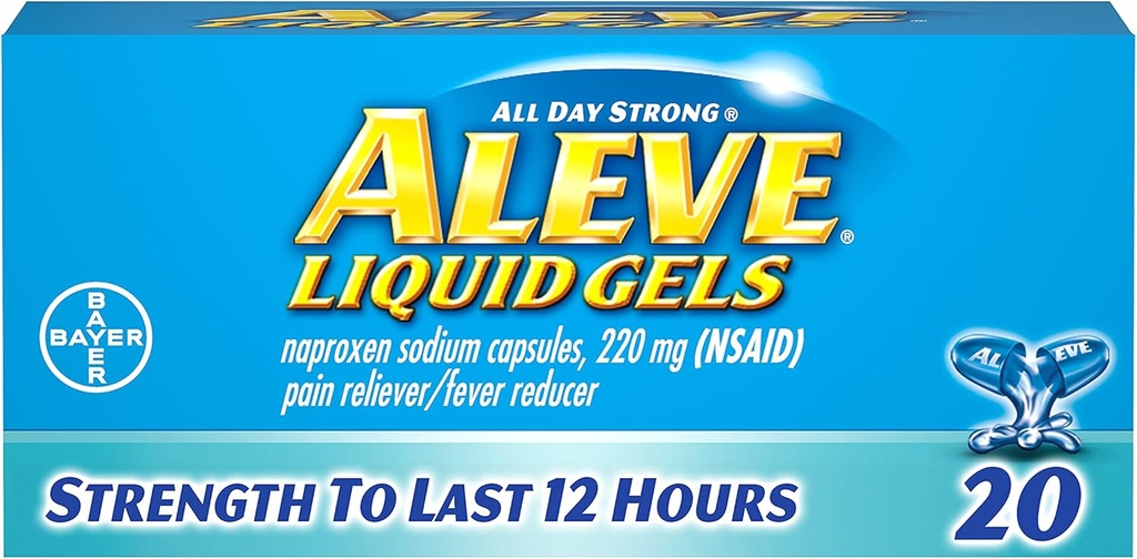 Gel liquido di Aleve 20 ea (Pacchetto di 3)