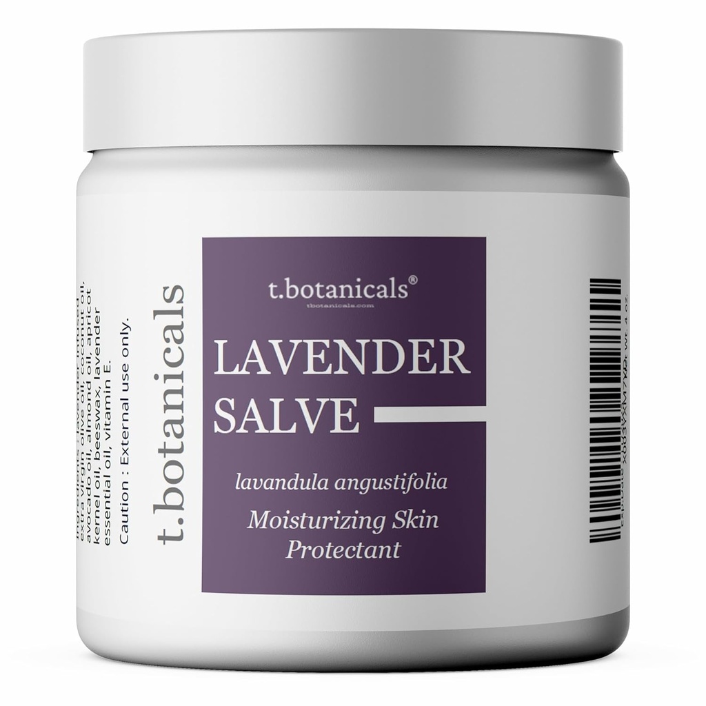 Lavanda Salve, tutto naturale idratante Balm lavanda, protezione della pelle Unguento di riparazione per pelle irritated (4 oz)