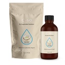 C-60 MCT - 4oz -99.9% Pure C-60 in Olio Extravergine Biologico MCT - 100% Solvent Free - 108mg Active C60 - Bottiglia di vetro - Carbon 60