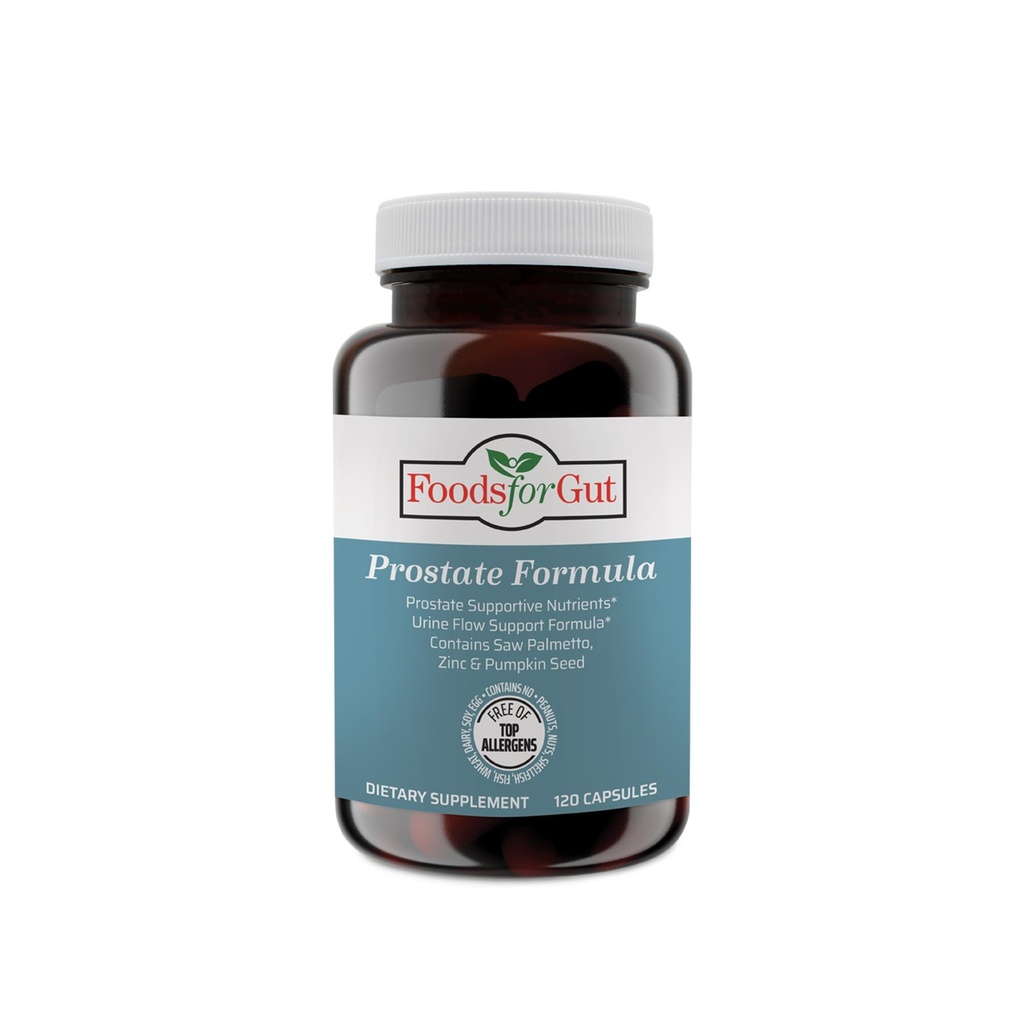 Formula Prostatica innovativa per gli uomini | con Saw Palmetto, Semi di zucca, & Zinc | 120 capsule vegetariane | Funzione urinaria di supporto, salute della prostata | sonno migliore