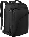 MATEIN Carry su Zaino, Zaino da viaggio Extra Large Espandable Airplane Approvato Weekender Bag per uomini e donne, Water Resistant Lightweight Daypack per il volo 40L, Nero