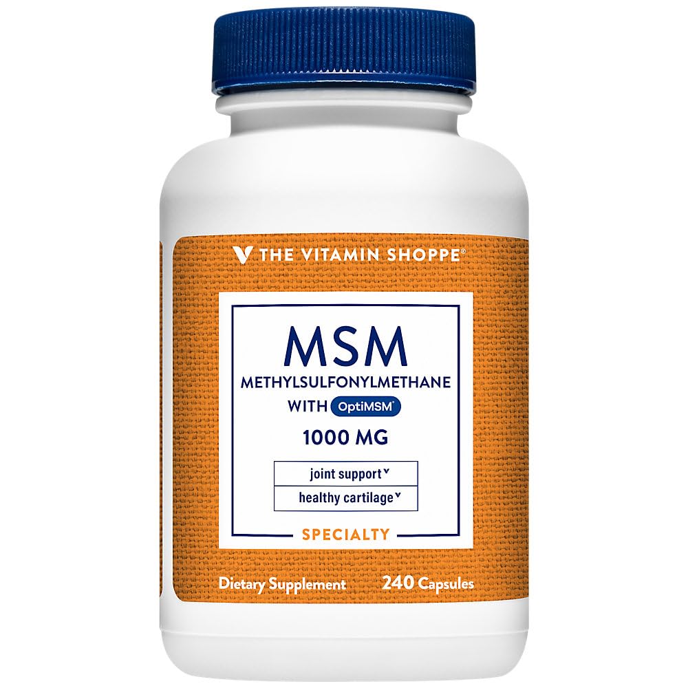 La vitamina Shoppe MSM 1.000 MG (240 capsule)