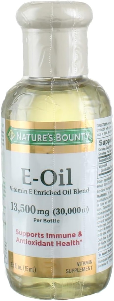 Natura Bounty E olio 30, 000iu, 2.5 Fl. Oz