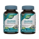 Nature's Way Valerian Premium Extract - 220 mg di estratto di valeriana per 2 capsule Serving - Supporti sonno riposante * - Progetto non OGM verificato - Integratori di erbe - Gluten Free - 90 capsule (2 Pack)