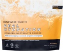 Idratazione reale - Organic Fruit-Based Electrolyte Mix - Realizzato con frutta organica e sale rosa - Zero Sugar & Vegan - Idratazione, Immune & Recovery Support (15 Servings, Peach Mango)