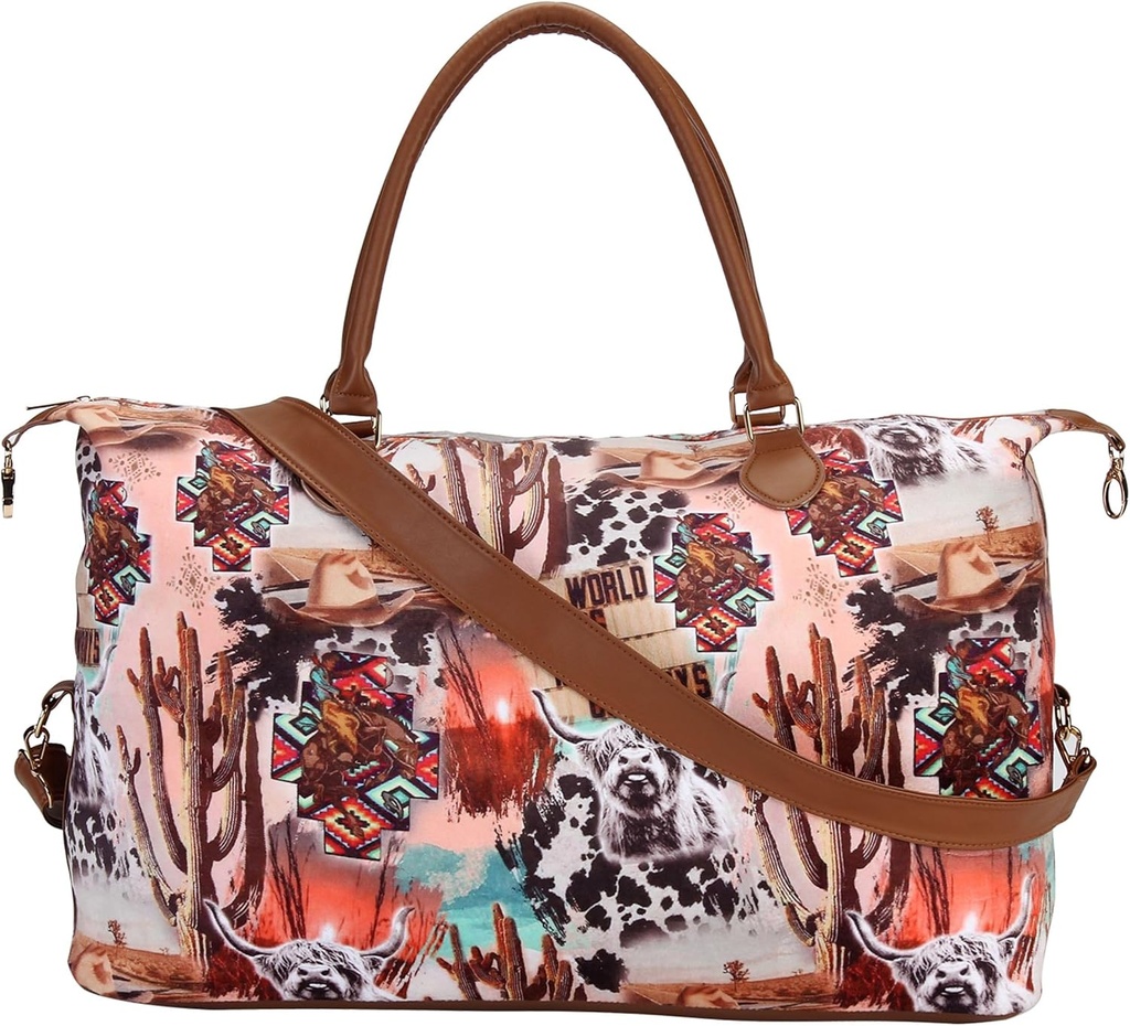 Borsa Weekender Bag Duffle per le donne Grande Tote Bag Pernottamento Borse Weekend con Spalla Cinturino...