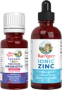 Probiotico di precisione di MaryRuth Organics per gli adolescenti (Raspberry) & Zinc Drops | Clean Label Project Verified® | Vitamine per la salute del fegato, supporto immunitario, &amp; benessere generale | Vegan, Non OGM, Gluten Free