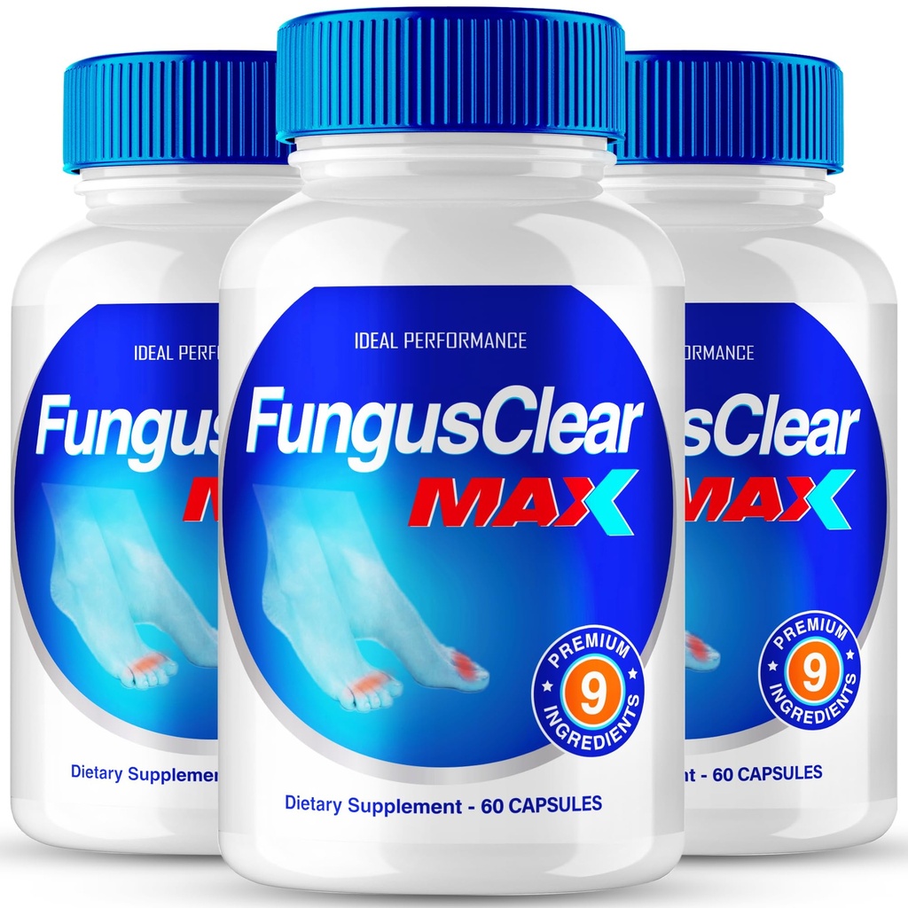 PERFORMANCE IDEALE (3 Pack) Pillole di Toenail Max Fungus Clear (180 capsule)