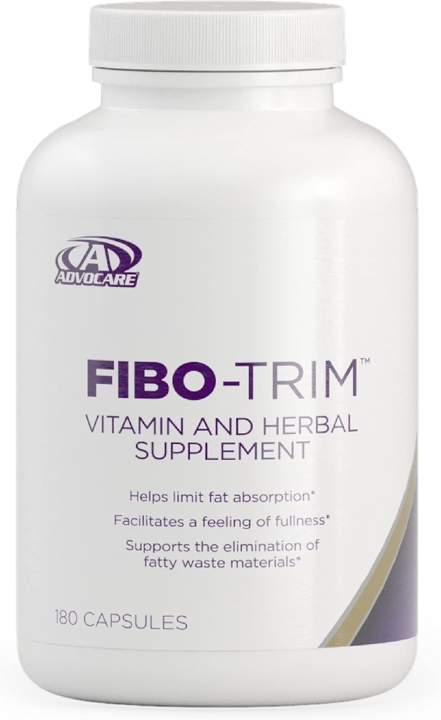 AdvoCare Fibo-Trim - Aiuta a limitare l'assorbimento* - Integratore alimentare con vitamina C, vitamina E, niacina, taurina > 180 capsule